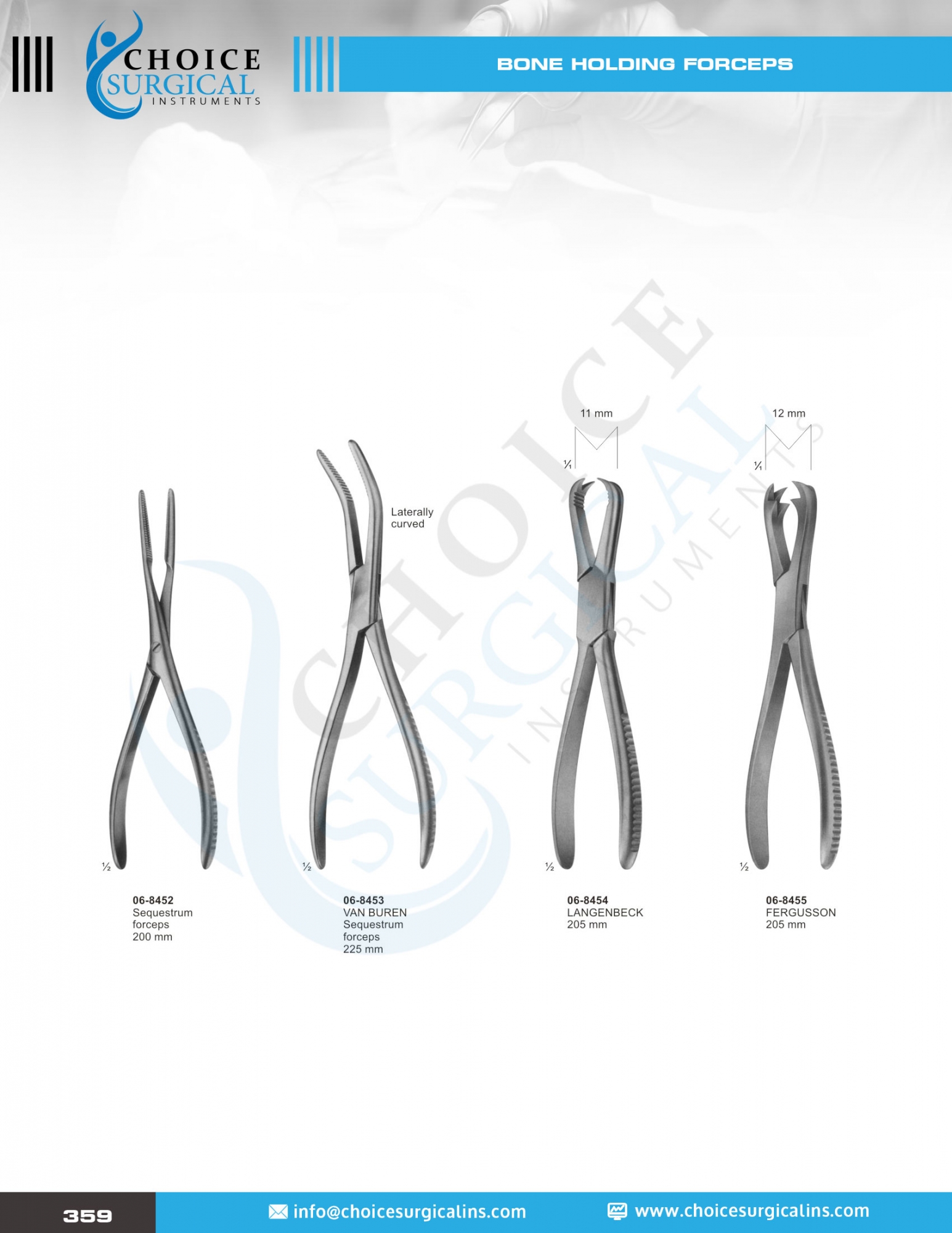 Mallets, Tampers, Chisels, Gauges, Bone Holding Forceps, Bone Rongeurs, Bone Cutting Forceps, Menisc